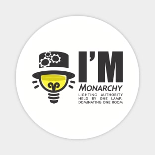 Monarchy Bulb Lighting Authority Magnet